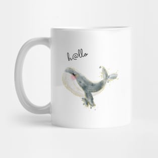 Whale T shirt under the sea cute design for Mom, teen who love sea life Mug